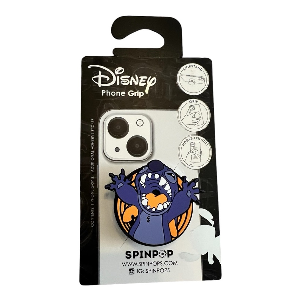 NWT Disney Spinpop Stitch Phone Grip